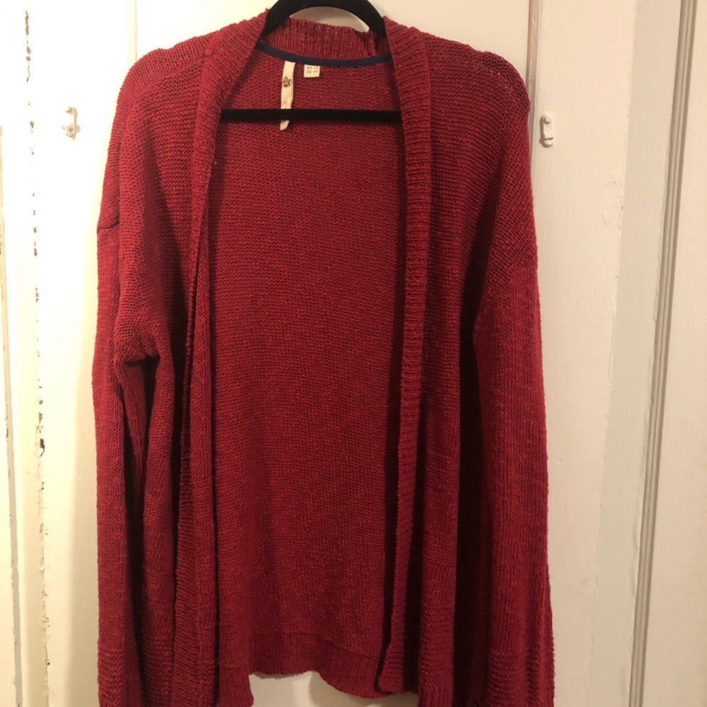 Red sweater